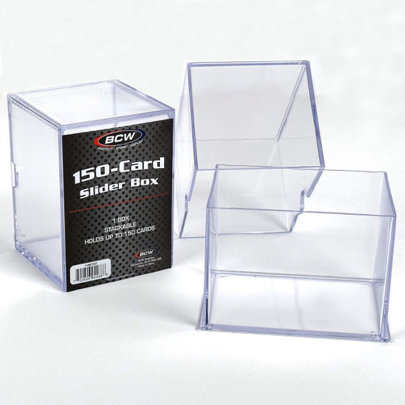 BCW 2-Piece Slider Box - 150 Count