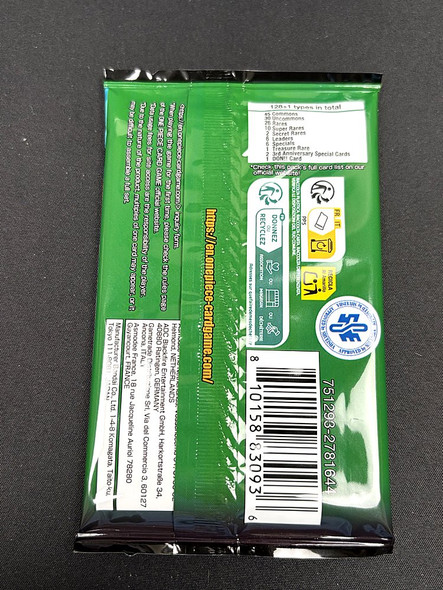 One Piece OP-12 Legacy of the Master booster pack back