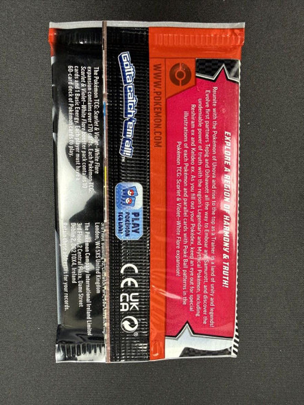 Pokémon SV10.5 White Flare booster pack back