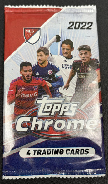2022 Topps Chrome MLS Soccer Hobby Pack front