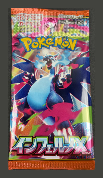 Pokémon Japanese Mega Inferno X Booster Pack front