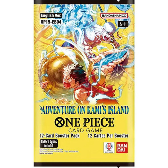 One Piece OP-15 Adventure on Kami's Island Booster Pack front