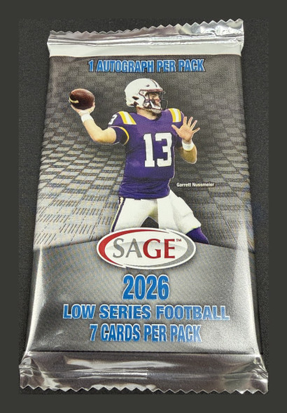 2026 SAGE Low Series Football Pack front