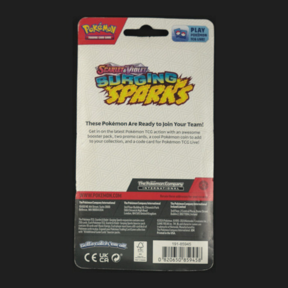 Pokemon Surging Sparks Blister back