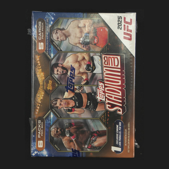 2025 Topps Stadium Club UFC Blaster Box back