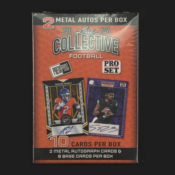 2024 Leaf Collective Football Blaster Box back