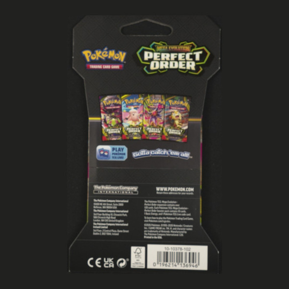 Pokemon Perfect Order Sleeved Booster Pack pack art varies