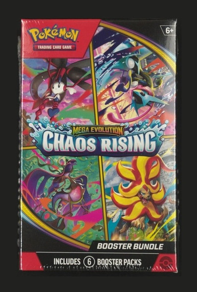 Pokémon Mega Evolution: Chaos Rising Booster Bundle front
