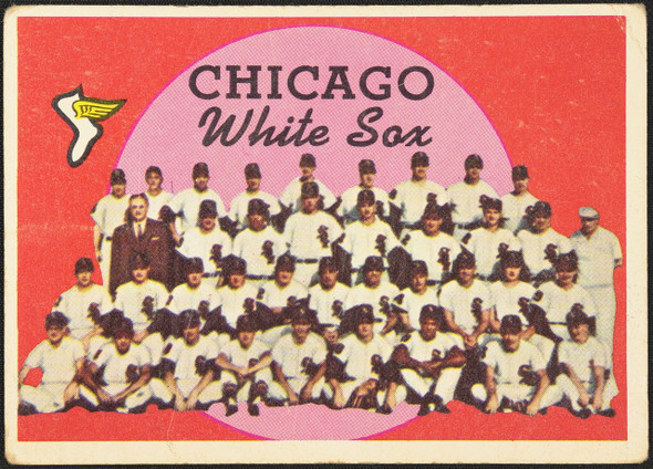 1959 Topps Chicago White Sox #94 Team Checklist Chicago White Sox VG R100023 front of card