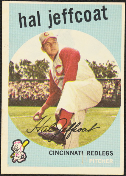 1959 Topps Hal Jeffcoat #81 Cincinnati Redlegs Fair R100051 front of card