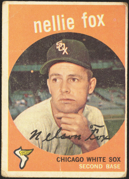 1959 Topps Nellie Fox #30 Chicago White Sox HOF VG R100062 front of card