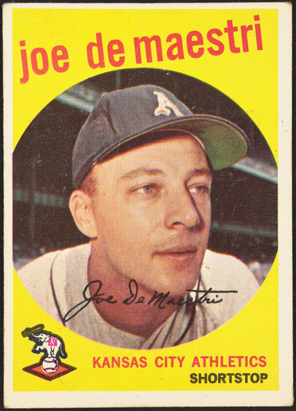 1959 Topps Joe DeMaestri #64 Kansas City Athletics EX R100068 front of card