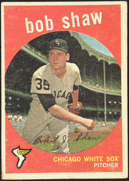 1959 Topps Bob Shaw #159 Chicago White Sox Low Grade - Marks R100081 front of card