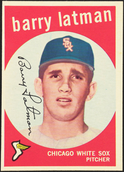 1959 Topps Barry Latman #477 Chicago White Sox RC VG-EX R100204 front of card