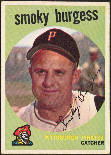 1959 Topps Smoky Burgess #432 Pittsburgh Pirates VG R100249 front of card