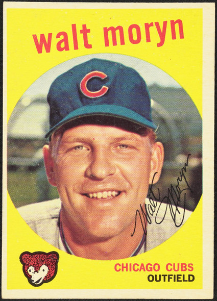1959 Topps Walt Moryn #488 Chicago Cubs VG front of card