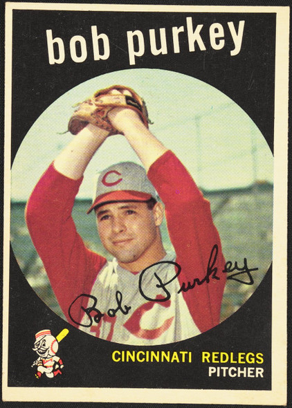 1959 Topps Bob Purkey #506 Cincinnati Redlegs VG R100270 front of card