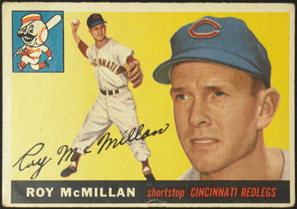 1955 Topps Roy McMillan #181 Cincinnati Redlegs High Number Fair Example A front of card