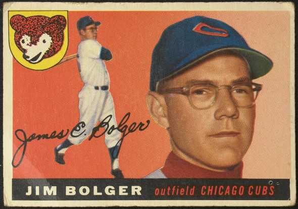 1955 Topps Jim Bolger #179 Chicago Cubs High Number Fair front of card