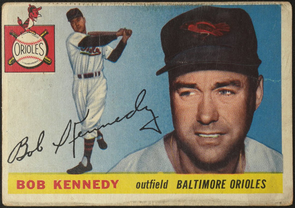 1955 Topps Bob Kennedy #48 Baltimore Orioles Fair Example A front of card