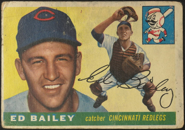 1955 Topps Ed Bailey #69 Cincinnati Redlegs Fair Example A front of card