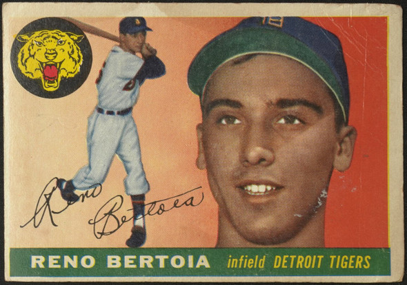 1955 Topps Reno Bertoia #94 Detroit Tigers Fair Example A front of card