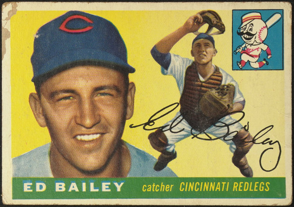 1955 Topps Ed Bailey #69 Cincinnati Redlegs Fair Example C front of card