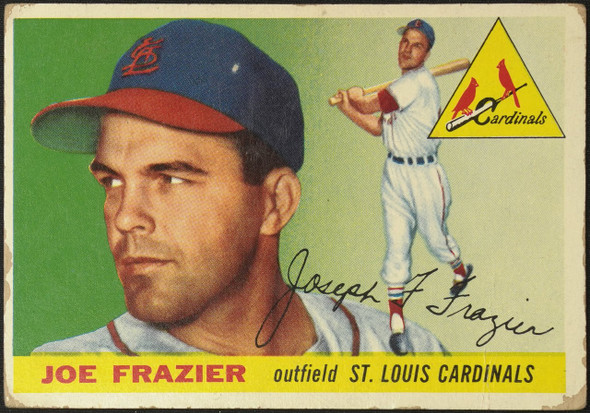 1955 Topps Joe Frazier #89 St. Louis Cardinals Fair front of card