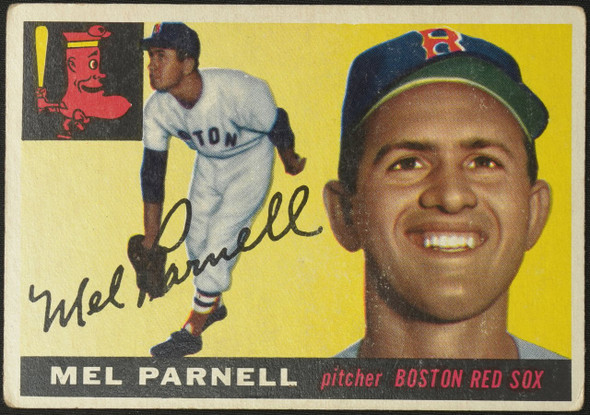 1955 Topps Mel Parnell #140 Boston Red Sox Fair Example B front of card
