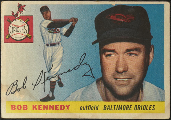1955 Topps Bob Kennedy #48 Baltimore Orioles Fair — Example B front of card