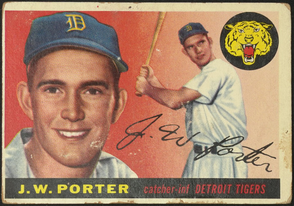 1955 Topps J.W. Porter #49 Detroit Tigers Fair Example C front of card