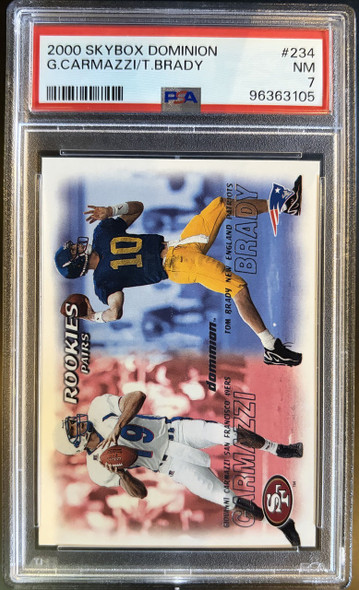2000 SkyBox Dominion Carmazzi / Brady #234 Base RC PSA 7 front of card