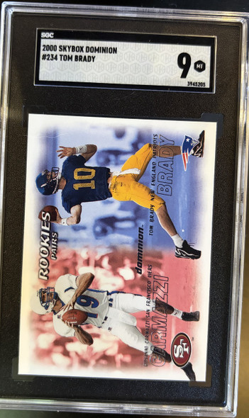 2000 SkyBox Dominion Carmazzi / Brady #234 Base RC SGC 9 front of card