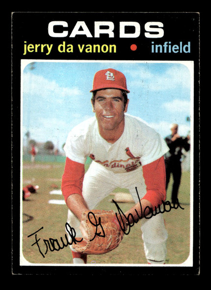 1971 Topps Jerry DaVanon #32 St. Louis Cardinals Good front of card