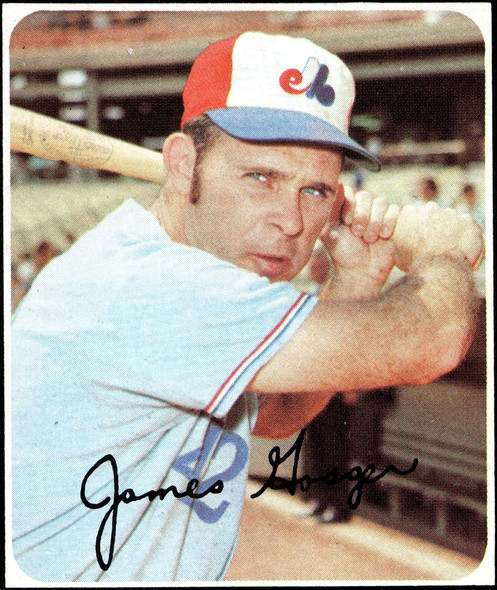 1971 Topps Jim Gosger #284 Montreal Expos Good front of card