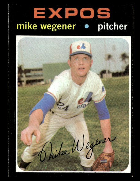 1971 Topps Mike Wegener #608 Montreal Expos Good front of card