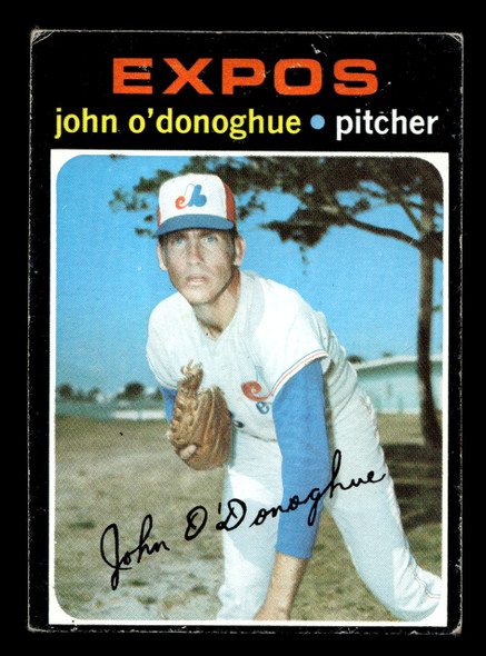 1971 Topps John O'Donoghue #743 Montreal Expos High Number SP Good front of card