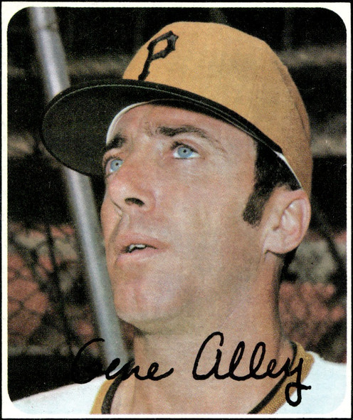1971 Topps Gene Alley #416 Pittsburgh Pirates VG front of card