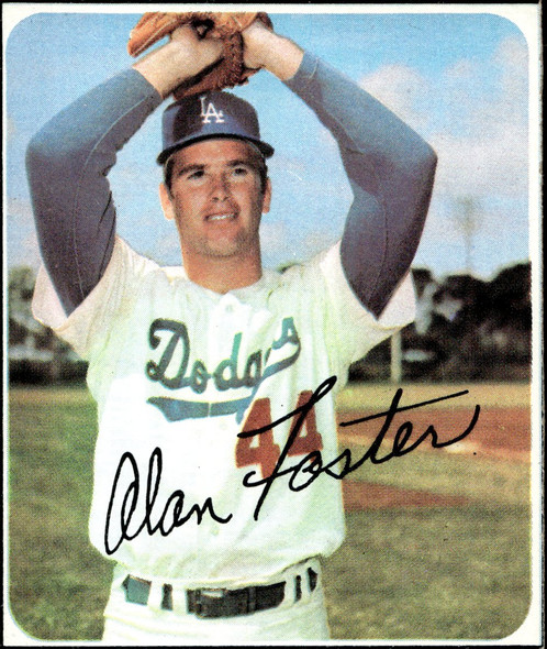 1971 Topps Alan Foster #207 Los Angeles Dodgers VG front of card