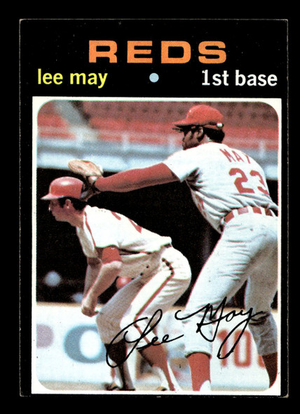 1971 Topps Lee May #40 Cincinnati Reds VG front of card