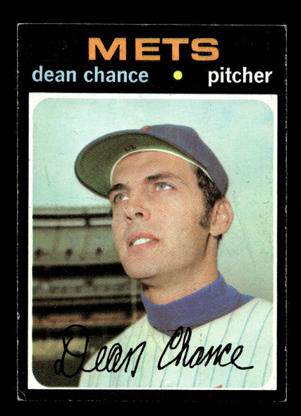 1971 Topps Dean Chance #36 New York Mets VG front of card