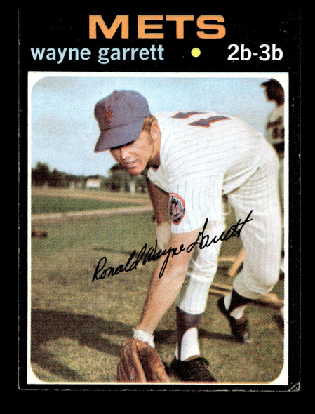 1971 Topps Wayne Garrett #228 New York Mets VG front of card
