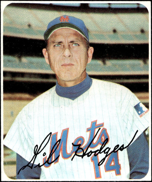 1971 Topps Gil Hodges #183 New York Mets HOF VG front of card