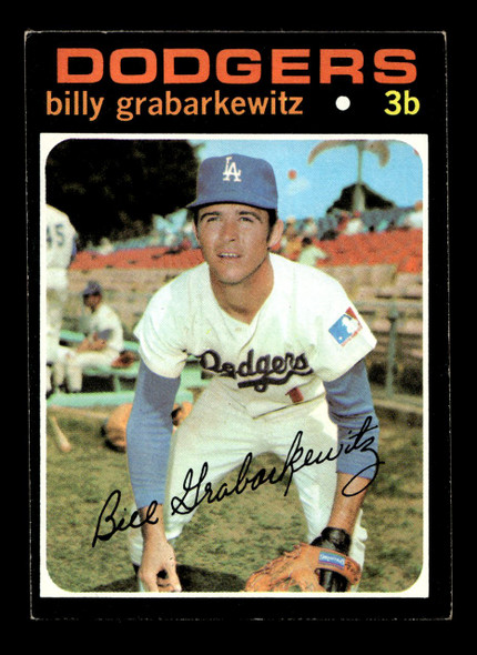 1971 Topps Billy Grabarkewitz #85 Los Angeles Dodgers Good front of card