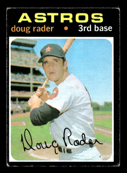 1971 Topps Doug Rader #425 Houston Astros VG front of card