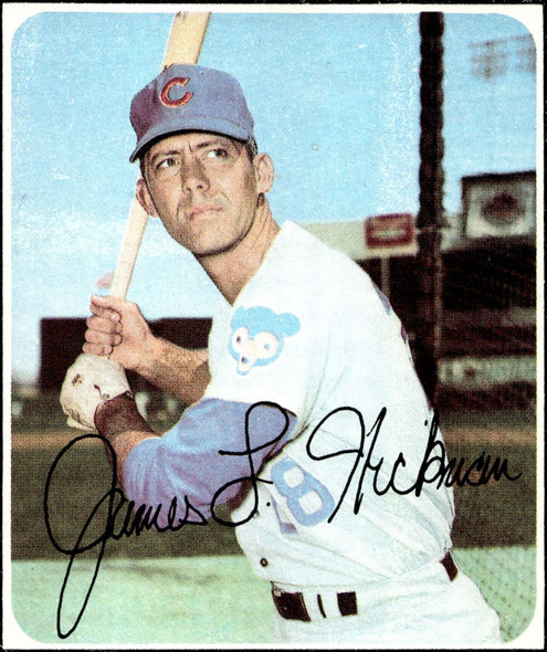 1971 Topps Jim Hickman #175 Chicago Cubs Good front of card