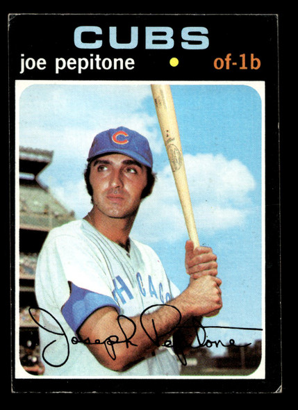 1971 Topps Joe Pepitone #90 Chicago Cubs VG front of card