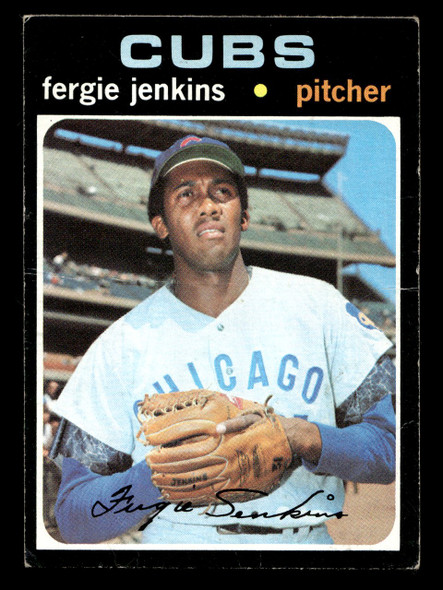 1971 Topps Fergie Jenkins #280 Chicago Cubs HOF Good front of card
