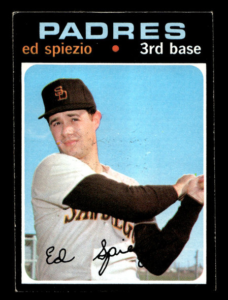 1971 Topps Ed Spiezio #6 San Diego Padres VG front of card
