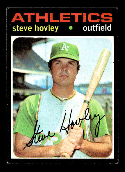 1971 Topps Steve Hovley #109 Oakland Athletics VG front of card